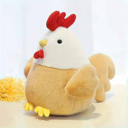 23cm Chicken Plush Soft Toy – Single or Set of Two Cute Hen Plushies