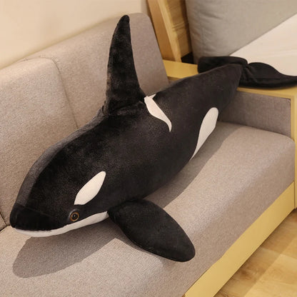 Giant Large 50/75/130cm Orca Killer Whale Plush Stuffed Toy Cartoon Soft Pillow Cushion Cute