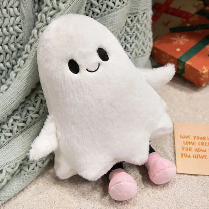 18-30cm Large Ghost Pumpkin Halloween Plush Soft Toy Smiling