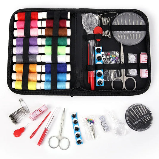 DIY Multi-Function Sewing Kit – Compact Sewing Box Set for Hand Quilting, Stitching & Repairs