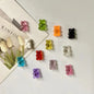 10pcs Cute Bear Fridge Magnet Set – Decorative Magnets for Whiteboards, Photos & Notes