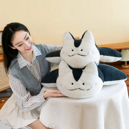 Cute 75cm/90cm Manta Ray Fish Cat Plush Toy – Soft Toy Stuffed Animal Cushion Pillow Kawaii