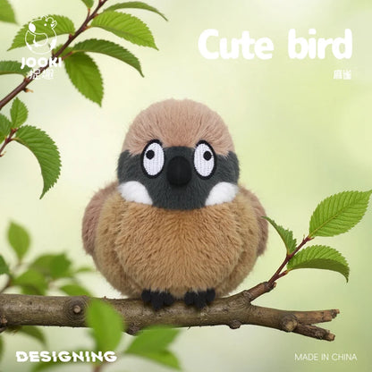 11cm Lifelike Mini Bird Plush Soft Toy – Kingfisher, Sparrow, Sunbird, Myna & More