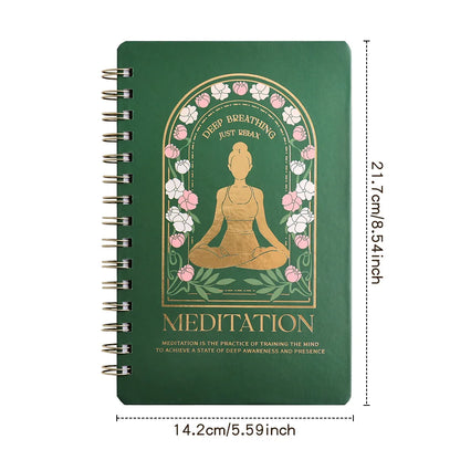 A5 Meditation & Self-Discovery Journal – 96-Page Daily Reflection Notebook for Mental Wellness