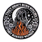 They Didn’t Burn Witches Statement Enamel Brooch Lapel Pin Badge Witchcraft Witch Feminism Women’s Rights