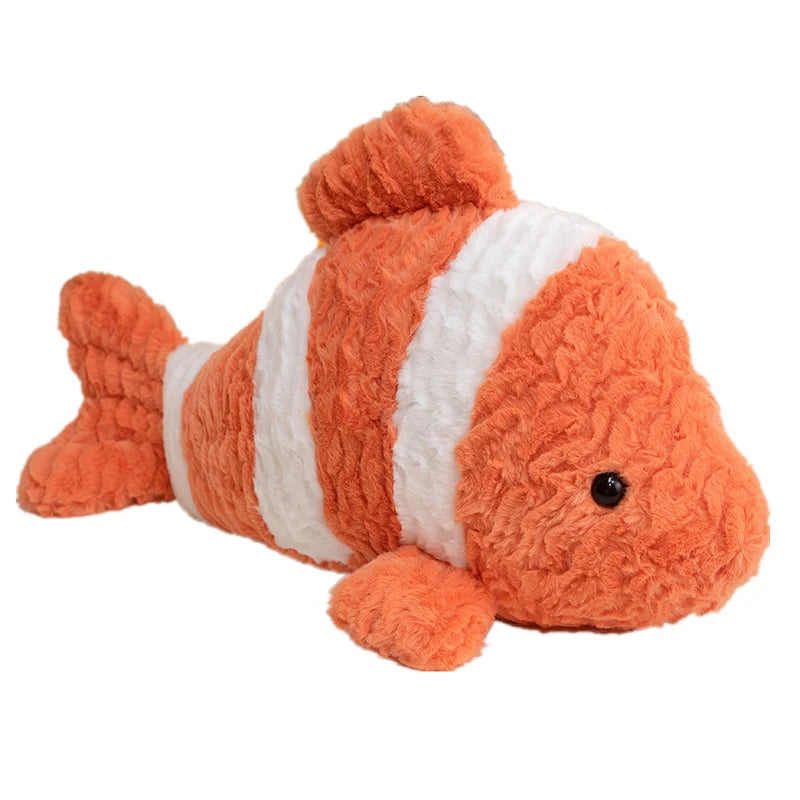 40-50cm Large Marine Animal Plush Soft Toy – Turtle, Lobster, Clownfish, Shark, Octopus
