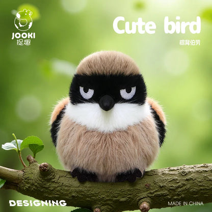 11cm Lifelike Mini Bird Plush Soft Toy – Kingfisher, Sparrow, Sunbird, Myna & More