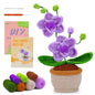 Moth Orchid or Bluebell Crochet Kit – All-in-One Beginner Crochet Flower DIY Kit