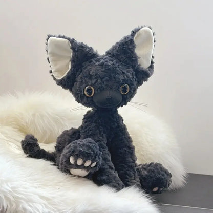 30/40cm Large Cat Plush – Black White Cute Cat Kitten Soft Toy