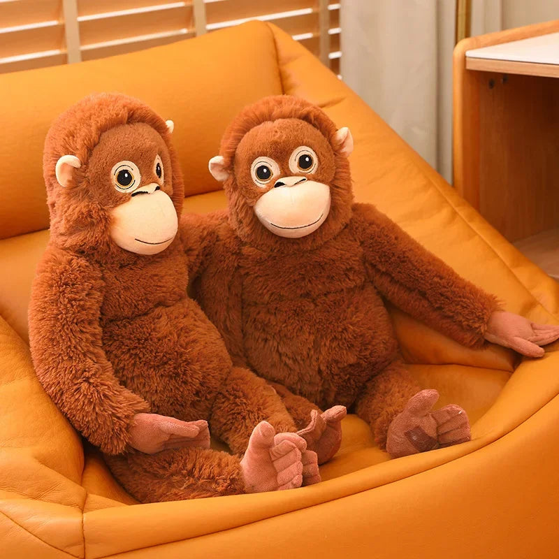 66cm Orangutan Plush Soft Toy – Large Monkey Cuddly Plush Gift