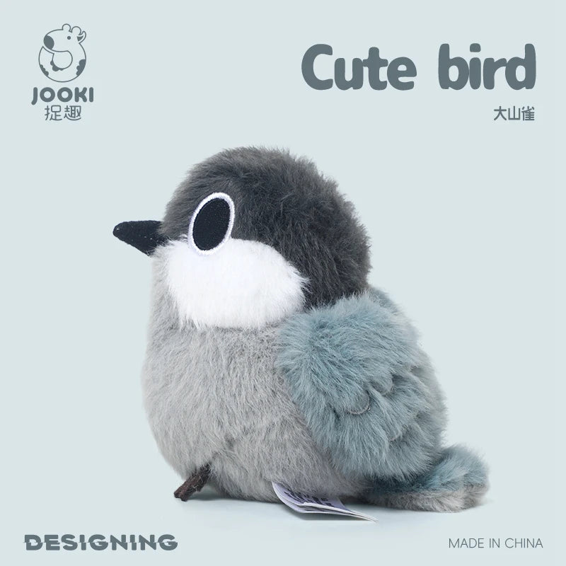 11cm Lifelike Mini Bird Plush Soft Toy – Kingfisher, Sparrow, Sunbird, Myna & More