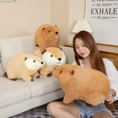 45-60cm Large Beaver Plush Soft Toy – Cute Critter Plushie