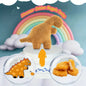 Large Dino Nugget Plush Pillow – 47cm Soft Stuffed Dinosaur Chicken Nugget Toy Quirky Funny