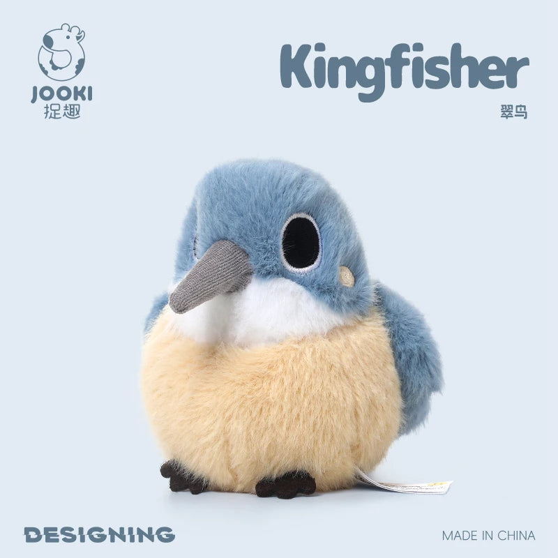 11cm Lifelike Mini Bird Plush Soft Toy – Kingfisher, Sparrow, Sunbird, Myna & More