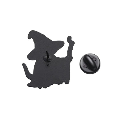 Wizard Lizard Enamel Pin Badge Cute Fantasy Funny Witch Hat