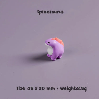 Mini Dinosaur Figurine Set – 10pcs Cute Cartoon Dino Desk Decor & Mini Landscape Toys