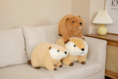 45-60cm Large Beaver Plush Soft Toy – Cute Critter Plushie