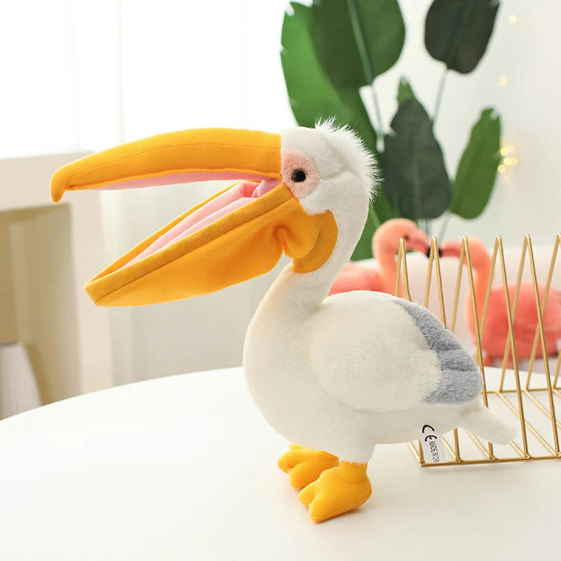 40cm Flamingo or 30cm Pelican Plush Toy – Soft Bird Stuffed Toys