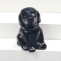 Crystal Dog Figurines – Hand-Carved Natural Stone Animal Dogs Figures for Chakra Energy Healing & Home Décor
