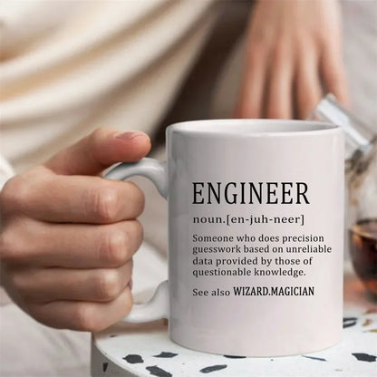 Engineer Mug – Funny Novelty 11oz Ceramic Coffee Cup Boss Coworker Office Gift