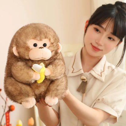 23/30/40cm Large Cute Chubby Monkey Plush Soft Toy
