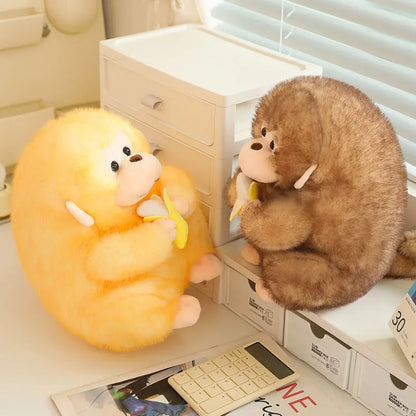 23/30/40cm Large Cute Chubby Monkey Plush Soft Toy
