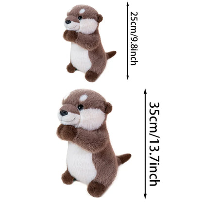 25cm/35cm Otter Plush Toy – Soft Stuffed Otter Stuffed Soft Toy