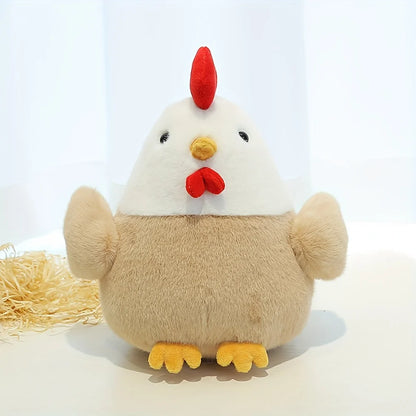 23cm Chicken Plush Soft Toy – Single or Set of Two Cute Hen Plushies