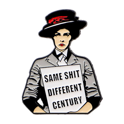 Feminist Movement Women’s Rights Enamel Brooch Lapel Pin Badge Feminism Power Strength