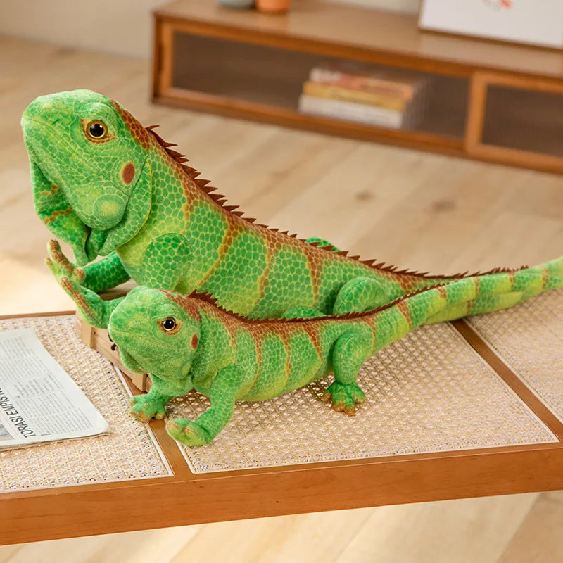 65cm Large Realistic Bearded Dragon Lizard Reptile Plush Soft Toy Poseable