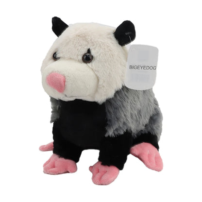 Opossum Plush Toy – Soft Stuffed Animal Doll - Realistic Mouse-Like Plush