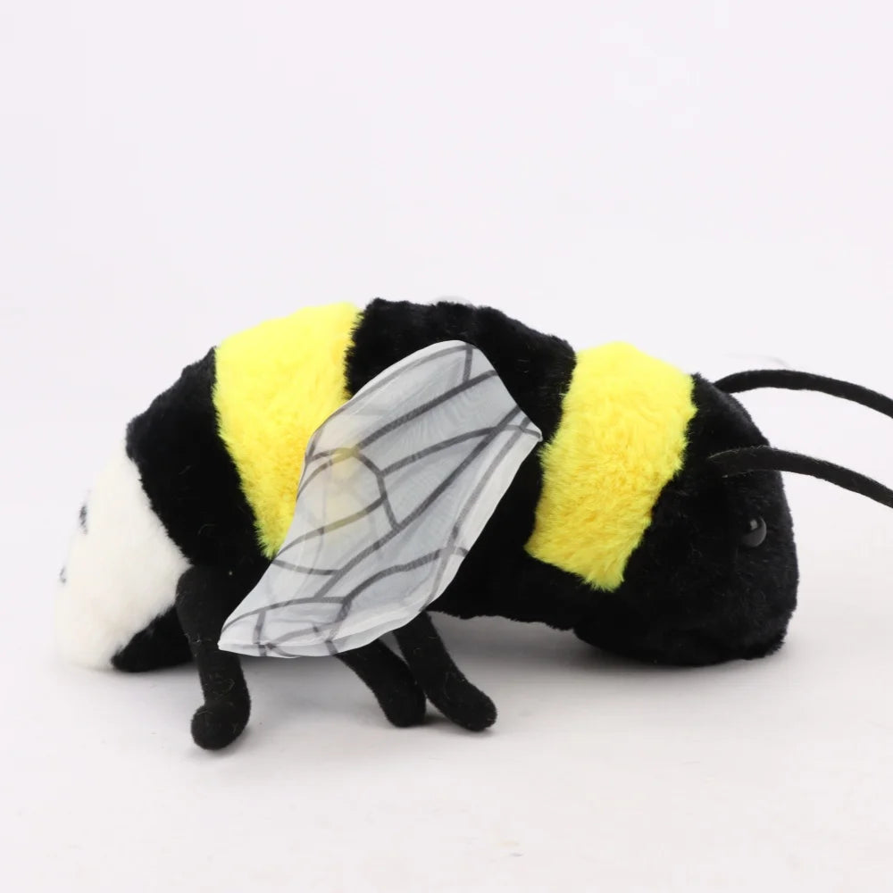 20-26cm Lifelike Bee Plush – Soft Honeybee Stuffed Soft Toy Insect Bug
