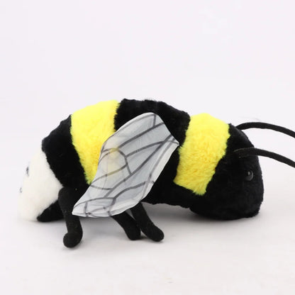 20-26cm Lifelike Bee Plush – Soft Honeybee Stuffed Soft Toy Insect Bug