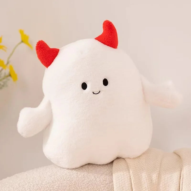 18-30cm Large Ghost Pumpkin Halloween Plush Soft Toy Smiling