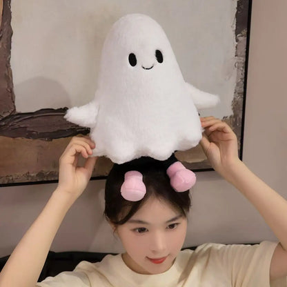 18-30cm Large Ghost Pumpkin Halloween Plush Soft Toy Smiling