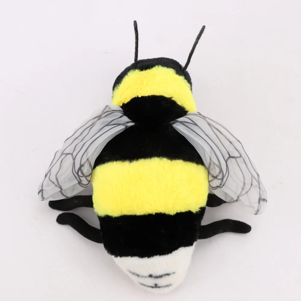 20-26cm Lifelike Bee Plush – Soft Honeybee Stuffed Soft Toy Insect Bug