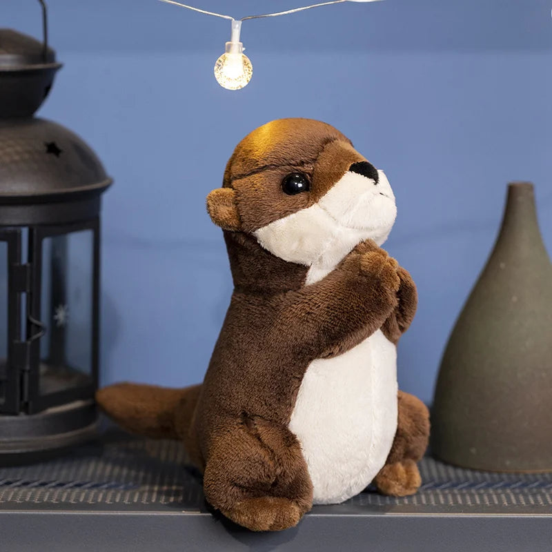 19cm Cute Brown Otter Plush Soft Toy