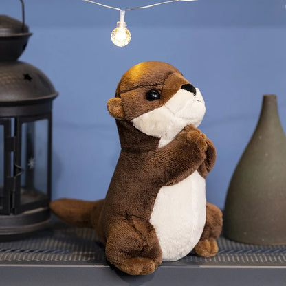 19cm Cute Brown Otter Plush Soft Toy