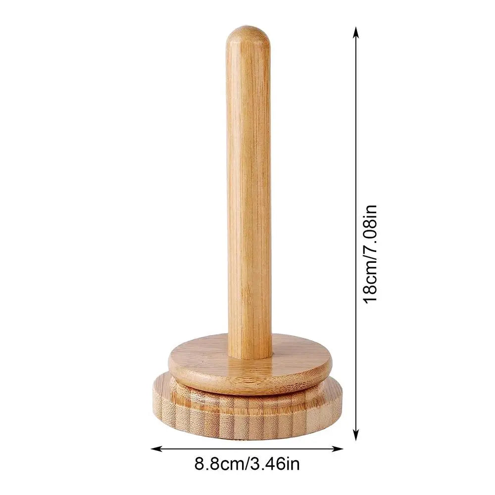 Wooden Yarn/Wool Holder – Rotating Ball Dispenser Stand, Knitting & Crochet Tool