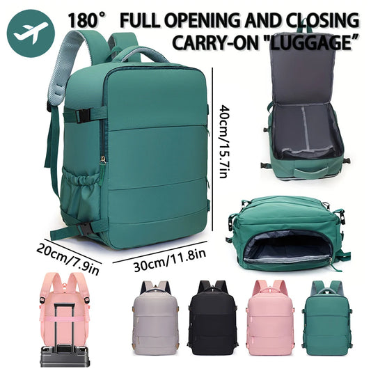 Travel Cabin Backpack for Ryanair EasyJet Wizz Air – Lightweight, Large Capacity Laptop Rucksack for Work, School & Short Trips
