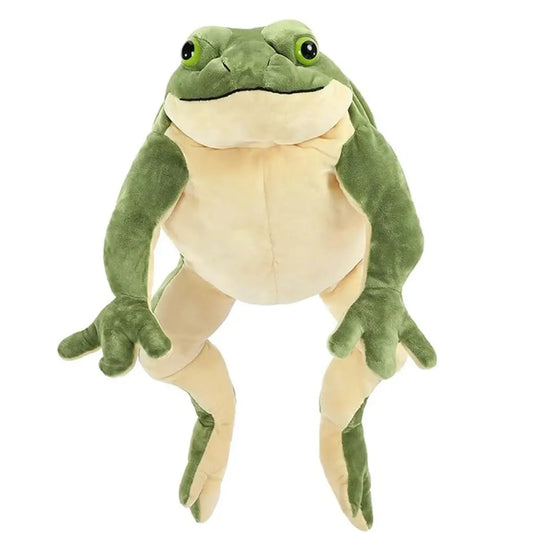 Giant Frog Plush Toy – Soft Stuffed Animal Pillow in 28 cm & 58 cm