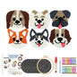 DIY Punch Needle Coaster Set Kit – Make 6 Dog Design Coasters Multiple Design Choice Craft Embroidery