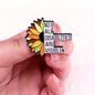 Not All Disabilities Are Visible Supportive Statement Flower Enamel Brooch Lapel Pin Badge Autism ADHD Neurodivergent