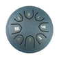 4.5-Inch 8-Tone Steel Garden Rain Drum Tongue Drum – Mini Handpan Drum with Drumstick