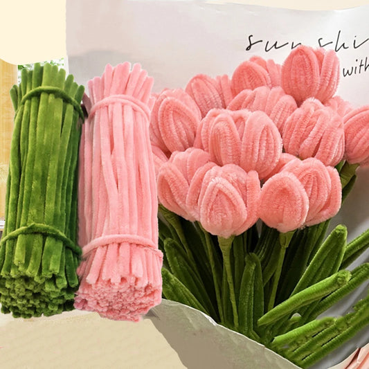 30cm Chenille Stems (Pipe Cleaners) – Craft Supplies for DIY, Kids’ Art & Flower Making Supplies Handmade