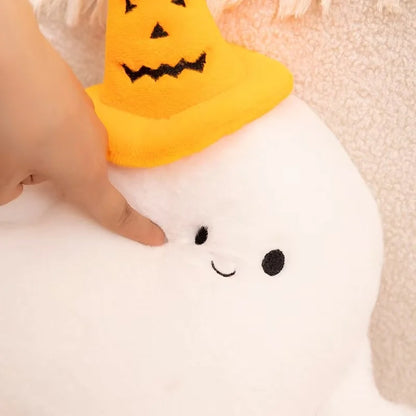 18-30cm Large Ghost Pumpkin Halloween Plush Soft Toy Smiling