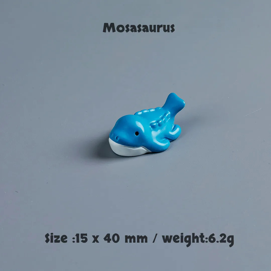 Mini Dinosaur Figurine Set – 10pcs Cute Cartoon Dino Desk Decor & Mini Landscape Toys