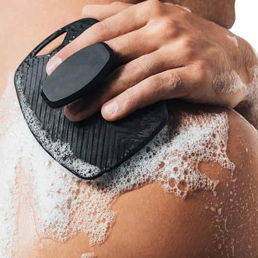 Soft Silicone Exfoliating Shower Brush – Gentle Body Cleanser & Massage Scrubber