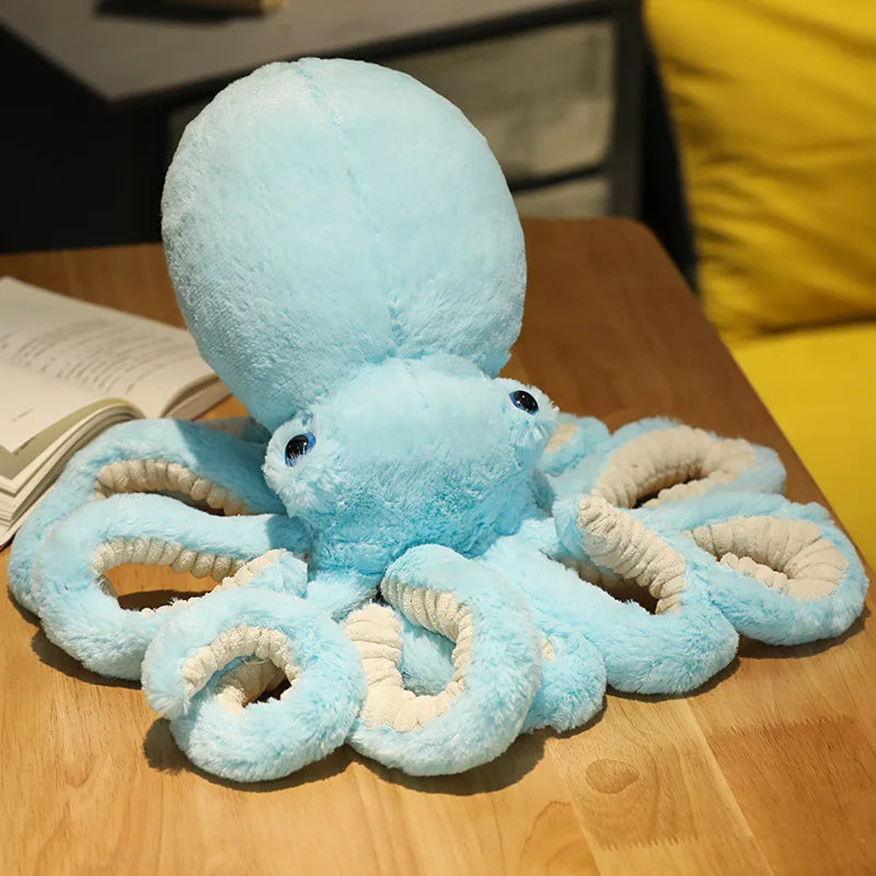 30-90cm Giant Large Octopus Plush Soft Toy – Blue, Pink, Black, Green - Sea-life Plush