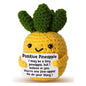 Crochet Knitted Positivity Pals Animals Cat Pineapple Tea Turtle Goose Otter - Emotional Support Gift Positivity Words of Encouragement Ornament - Perfect Gift